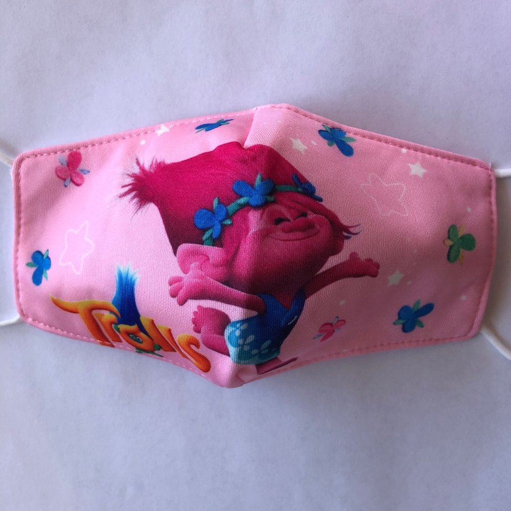 Trolls kids girl face mask